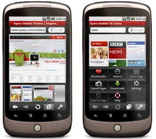 Opera Mobile 10.1 Beta img
