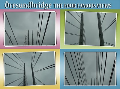 four famous views of the Öresundbridge