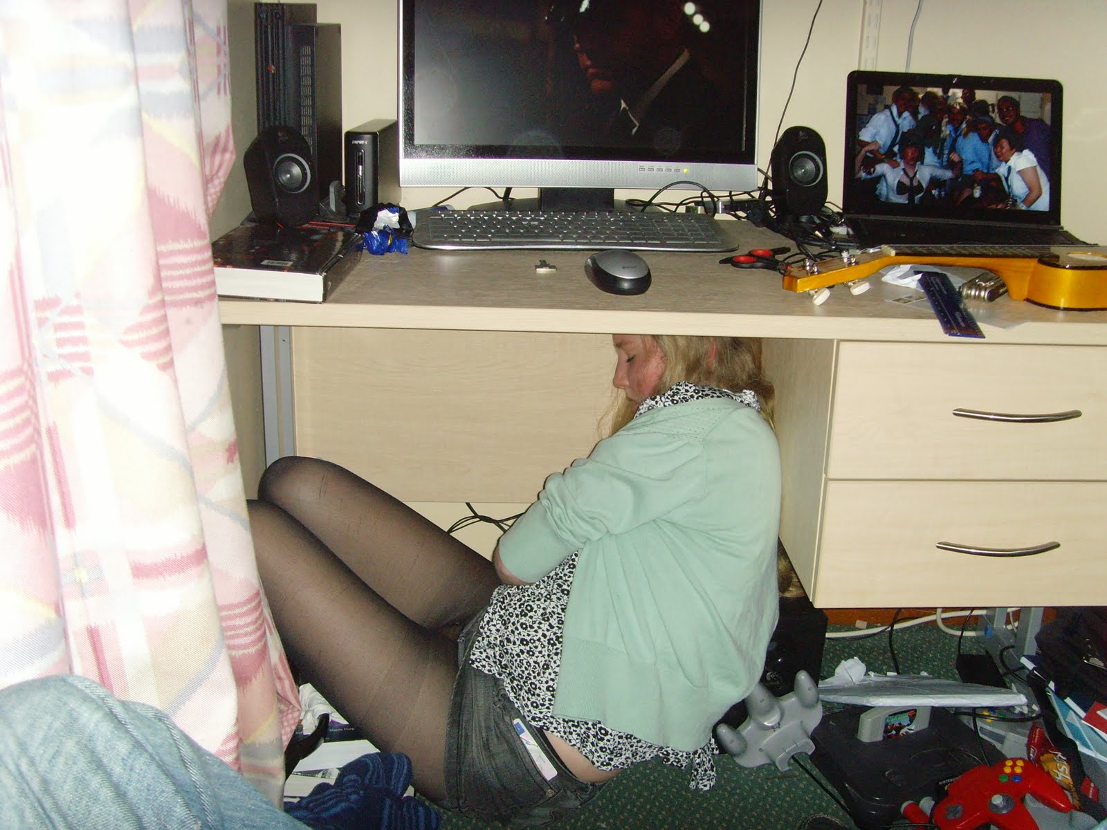 Drunk Under Desk
