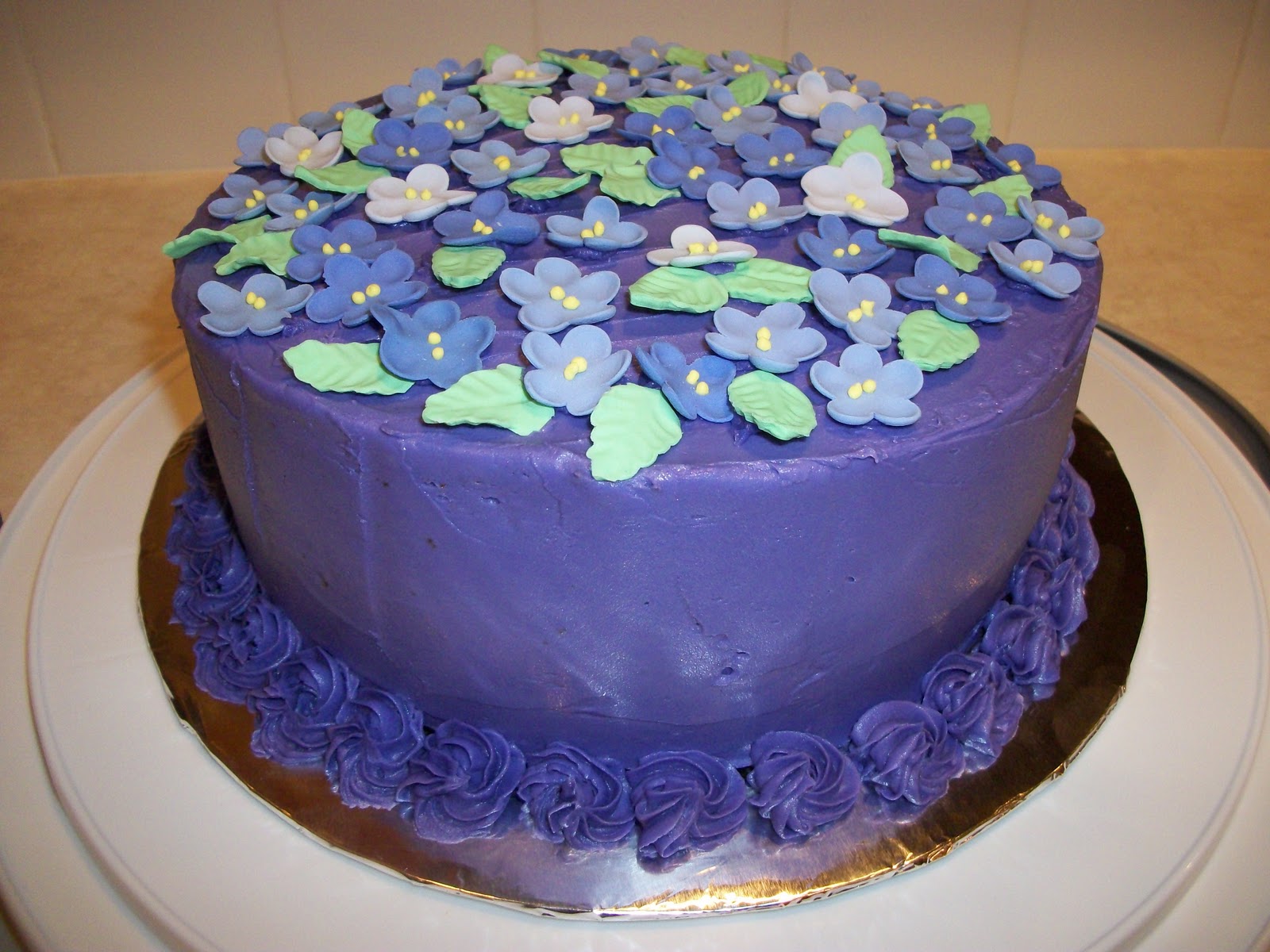 My Sister's Bakery Purple Violet Cake