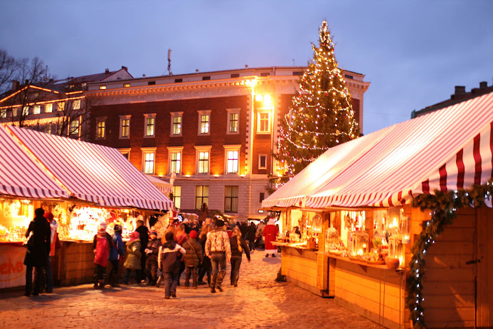 Christmas market in Riga