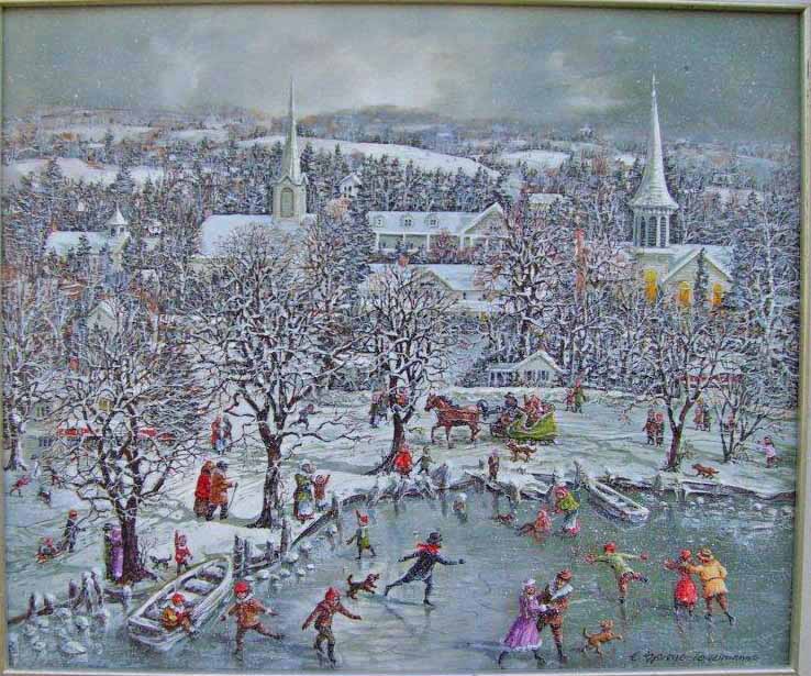 Ice Skating Paintings