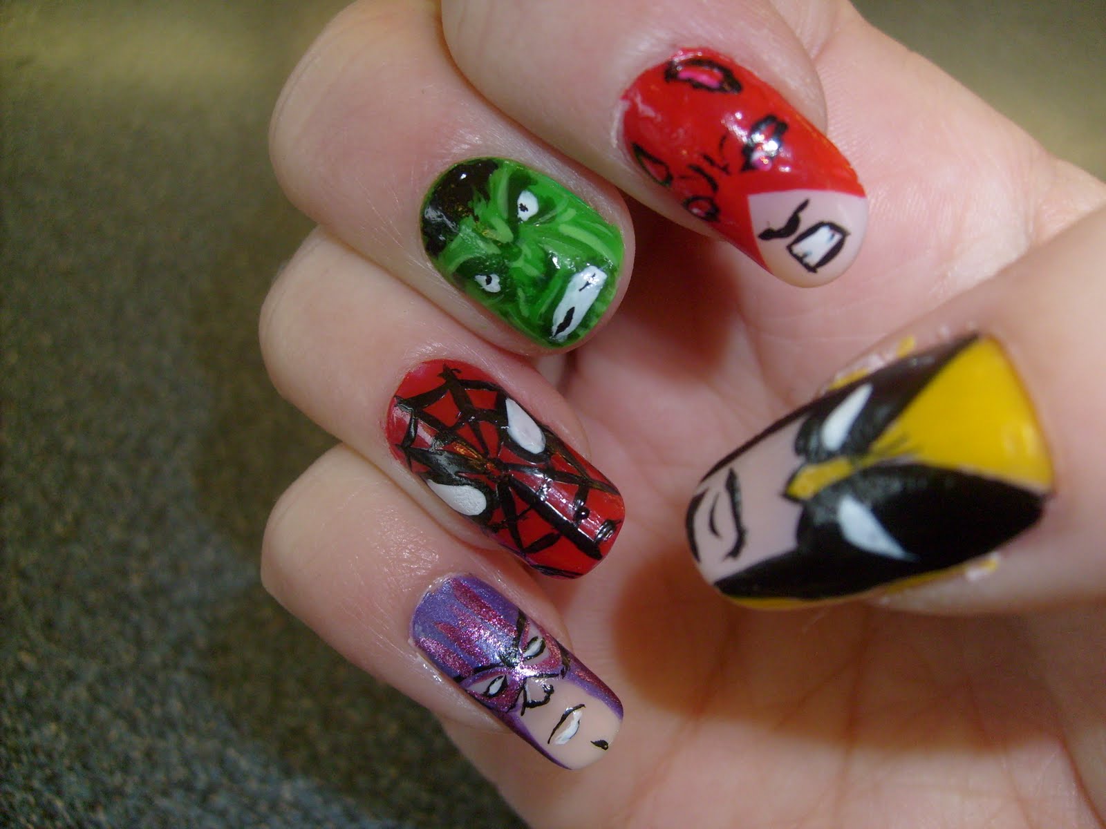 Marvel Nail Art: 10 Creative Designs for Your Fingers - wide 7