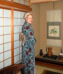 Cecile in a Kimono
