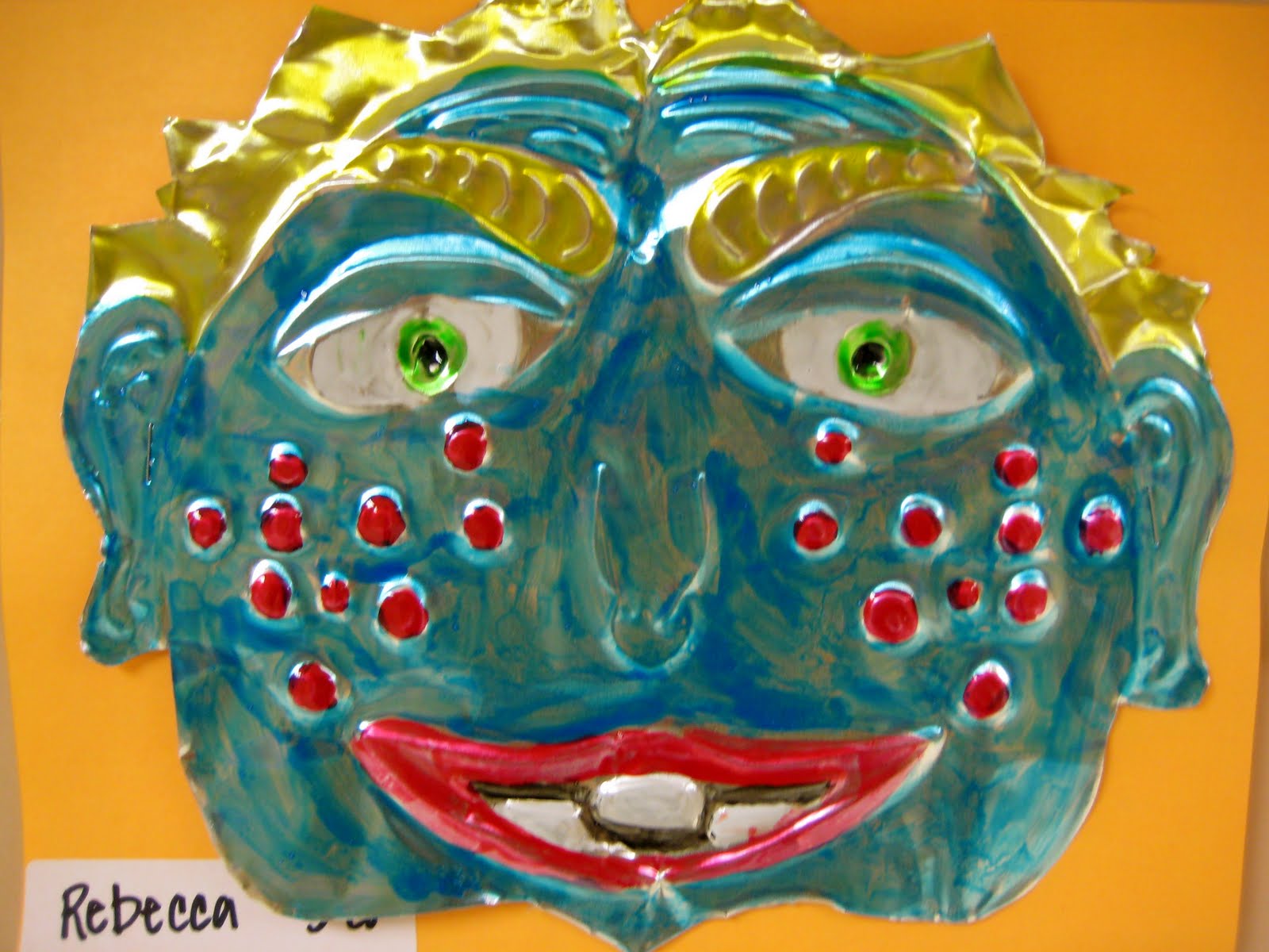 metal masks... | Art Projects from MN Art Gal