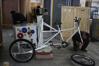 Google のストリートビュー撮影自転車（通称Trike）の画像。