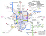 TRAIN MAP IN ASIA (system map of bangkok rail transit network)