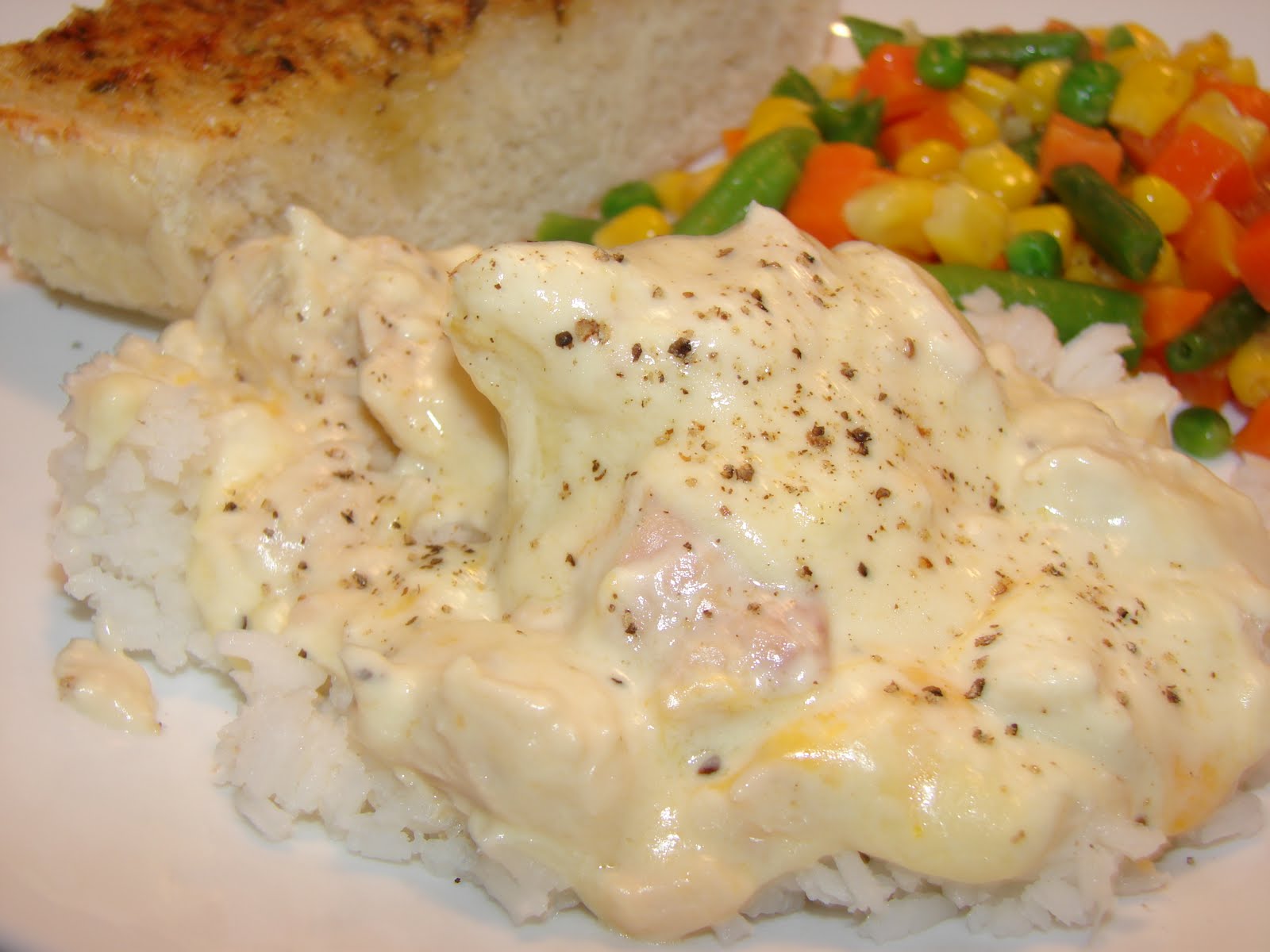 A Bear in the Kitchen Cheesy Lemon Chicken