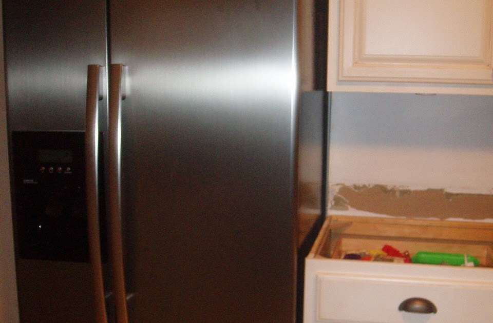 Our Creative Life A Refrigerator and Toe Kicks