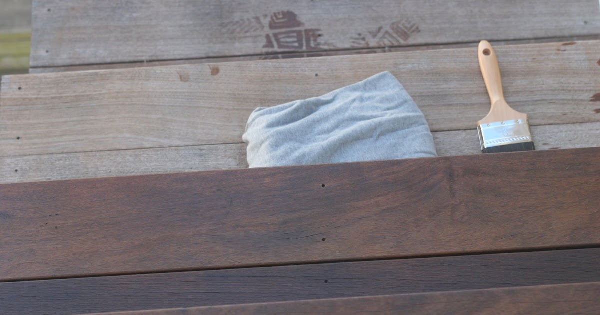 Ipe Wood Decking 2008 Before and after photo Penofin Hardwood stain on