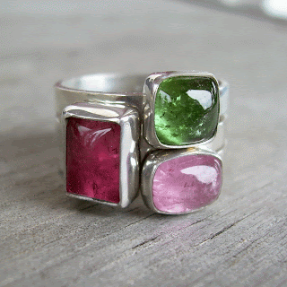 pink green tourmaline