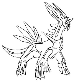 Leftohighper Pokemon Coloring Pages Dialga