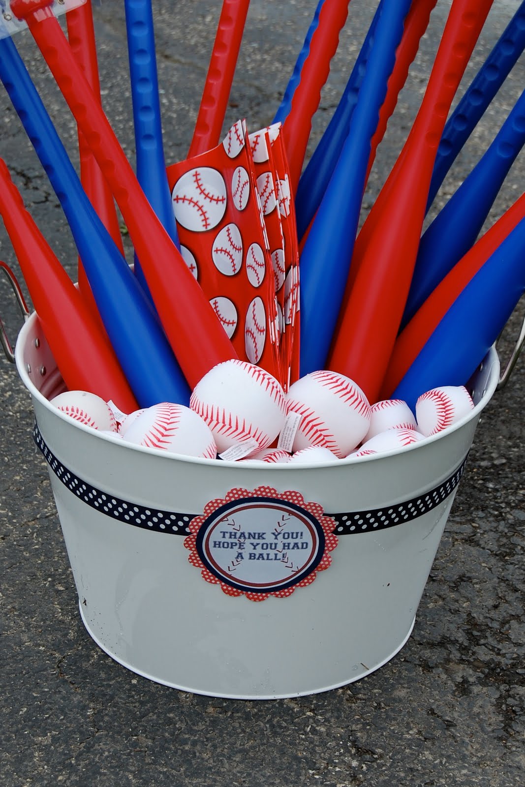 baseball party favors