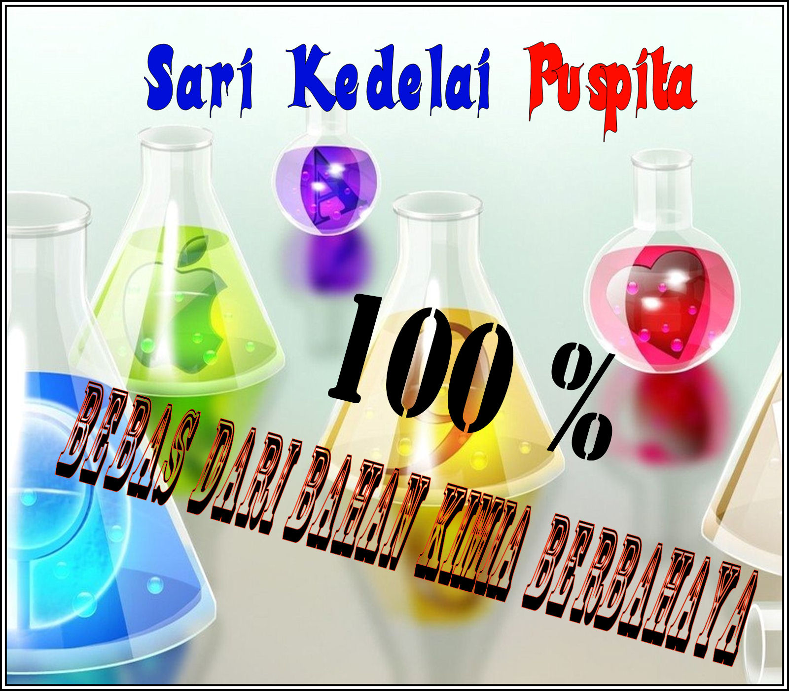 Sari Kedelai Puspita 100 % Bebas Bahan Kimia Berbahaya