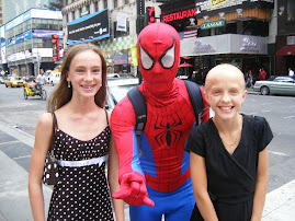 This is me and my best friend with spiderman!