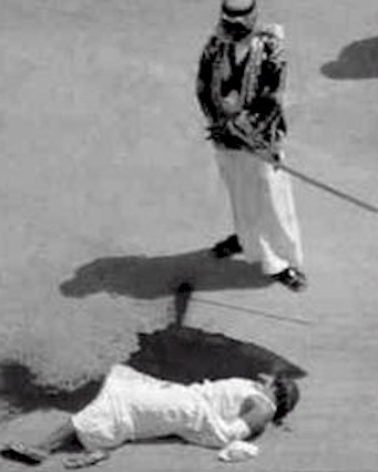 man by beheading after he