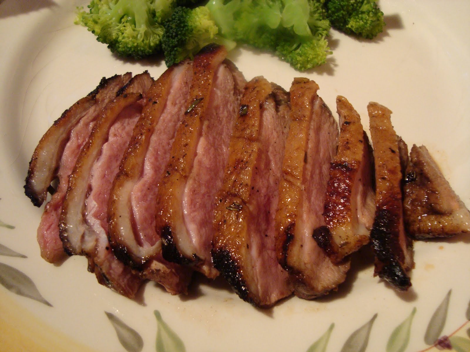 A Couple in the Kitchen Rosemary Balsamic Duck Breasts