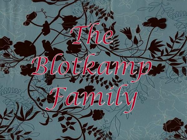 The Blotkamp Family Blog