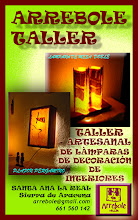 lámparas de pergamino y madera