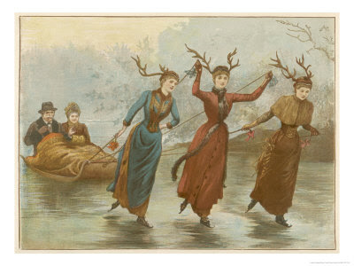 Arthur Hopkins: 'Our Reindeer Sleigh Girls Wear Antlers to Tow the Old 