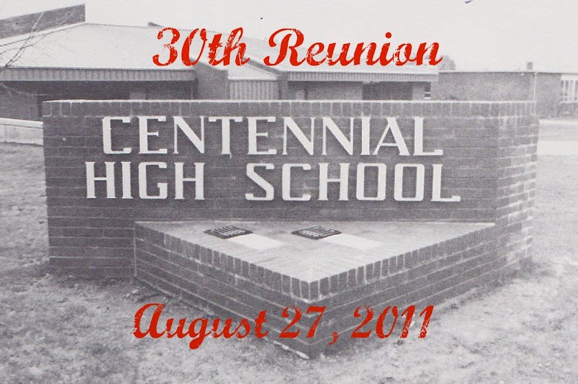 Centennial High School Class of 1981 Reunion