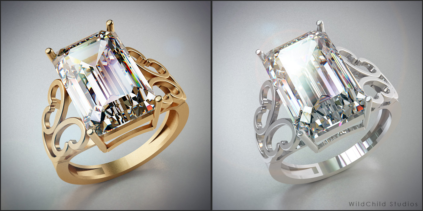 WildChild Studios Jewelry Render Project