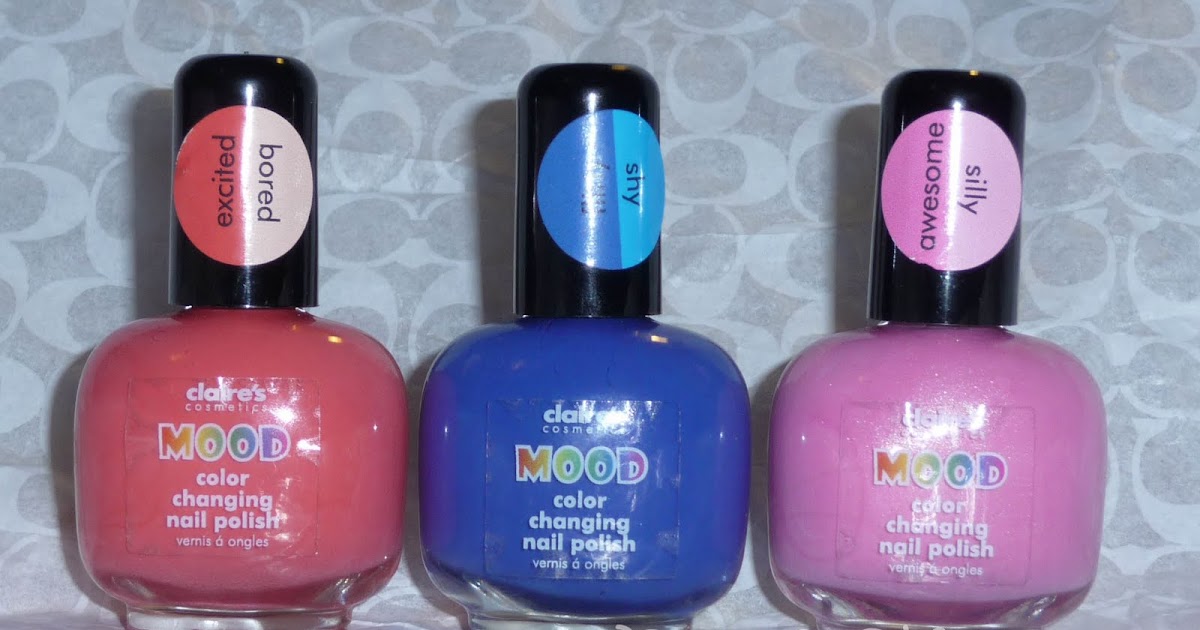 1. Claire's Mood Nail Polish Color Changing - wide 1