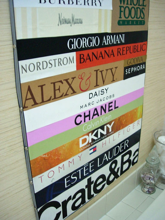 Coffee Cups And Crafts Shopping Bag Wall Art