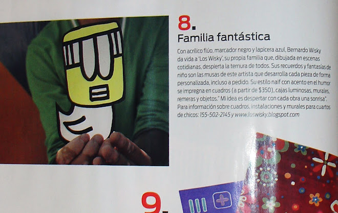 Los Wisky en Revista living. (nota)