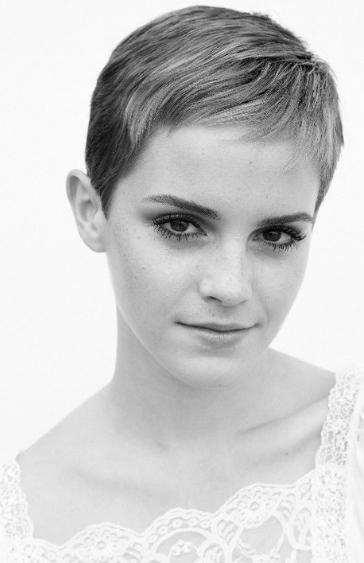 emma watson short haircut. emma watson short hair pics.