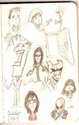 Sketchbook from Tony Sarrecchia