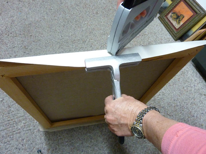 Robin Hall paintings How To Stretch a Canvas