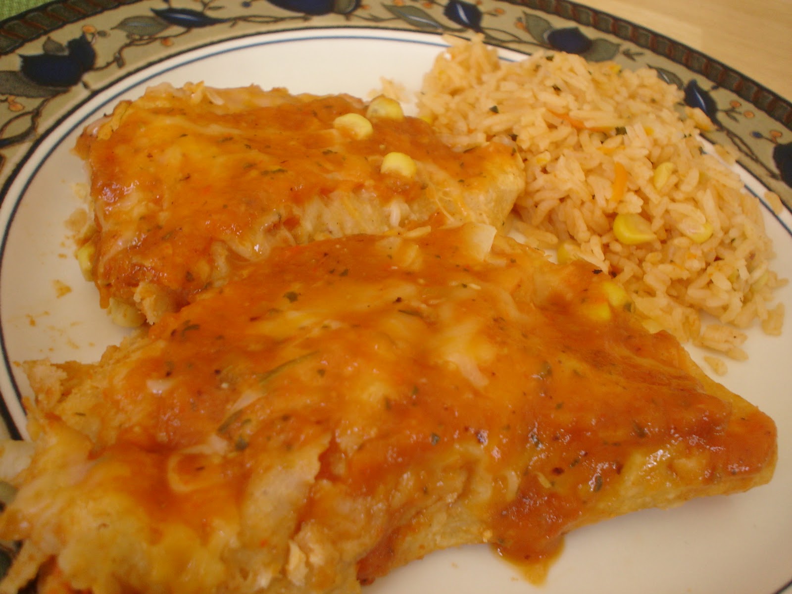 El Popurrí de la Vida Enchiladas de Pollo