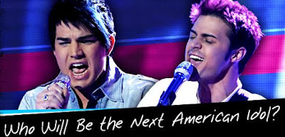 american idol season 8, final two contestants, adam lambert and kris allen, american idol finale, may 21 2009, pre finals night performance, hollywood, who is the next american idol, adam vs. kris