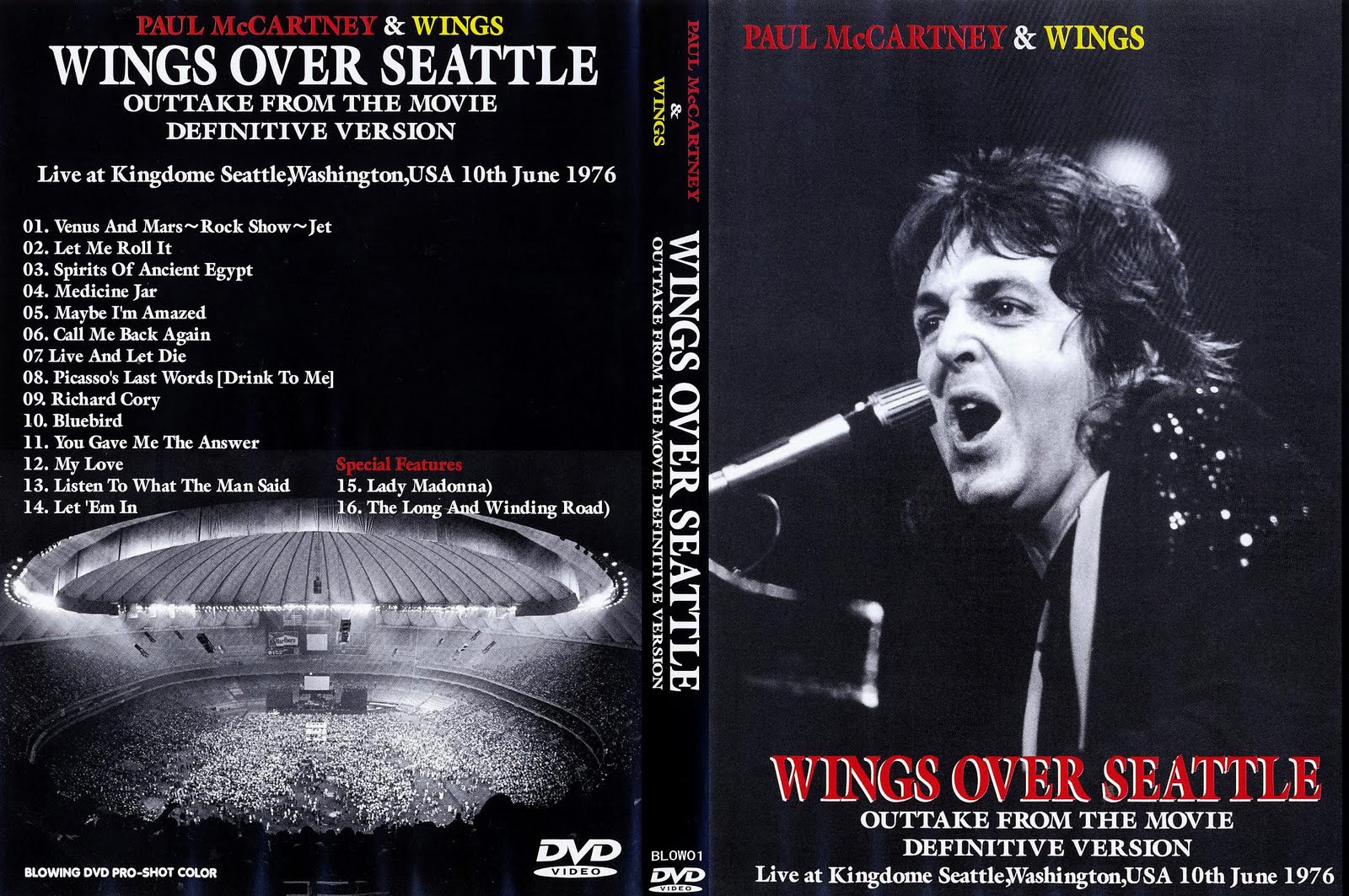 ESTANTE DO SOM PAUL McCARTNEY & WINGS ''Wings Over Seattle, 1976"