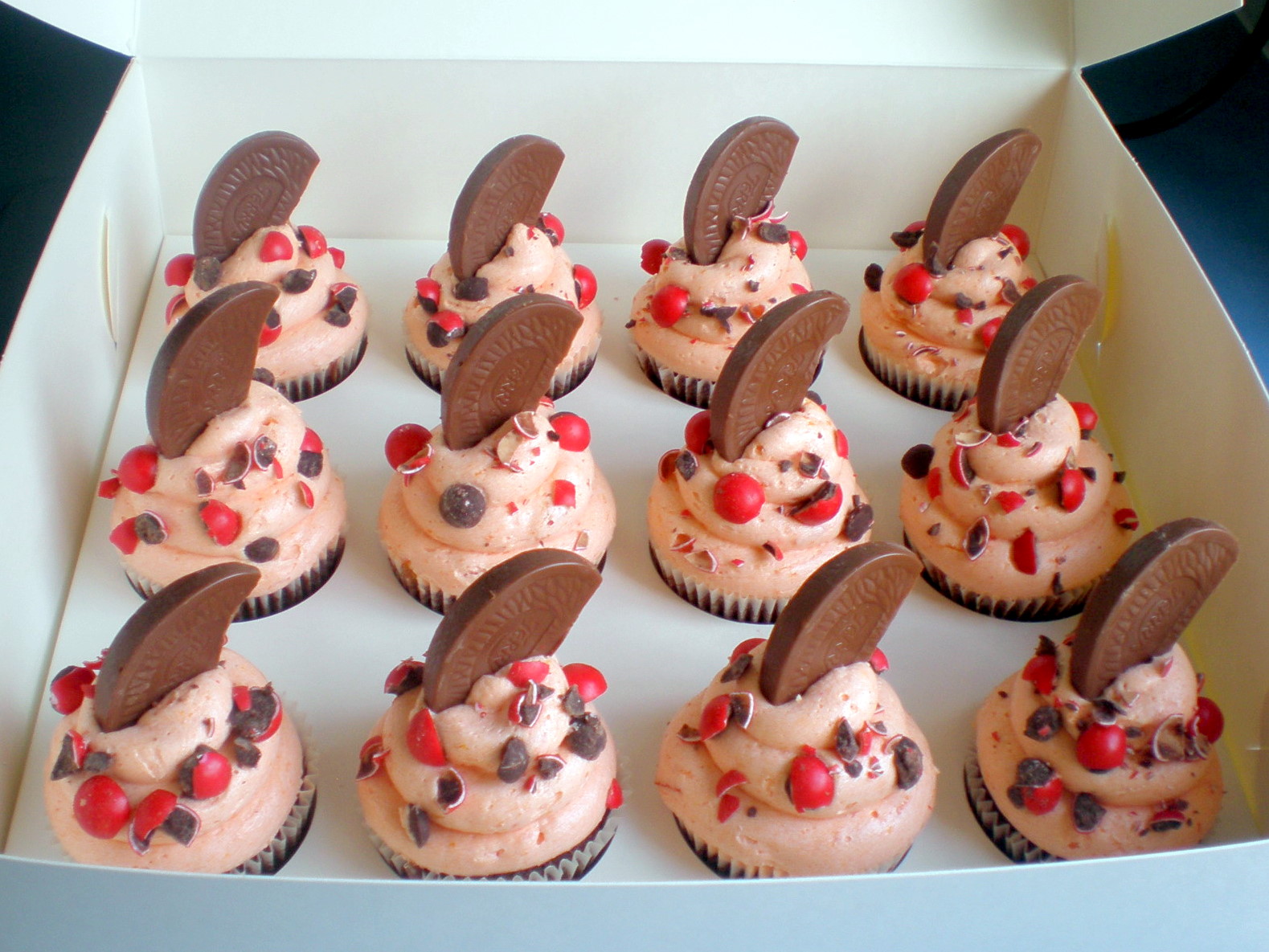 Sugar Siren Cakes Mackay Jaffa (chocolate orange) Cupcakes