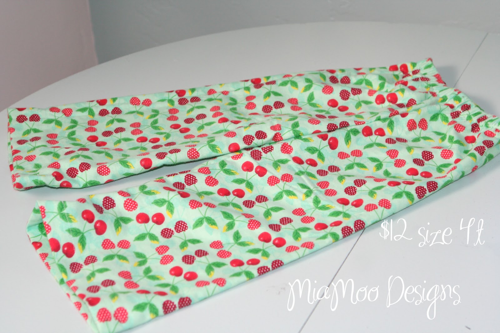 MiaMoo Designs Cherry Flannel Pajama Pants