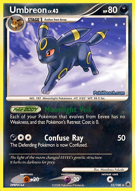 PrimetimePokemon's Blog: Pokemon Card of the Day: Umbreon (Majestic Dawn)