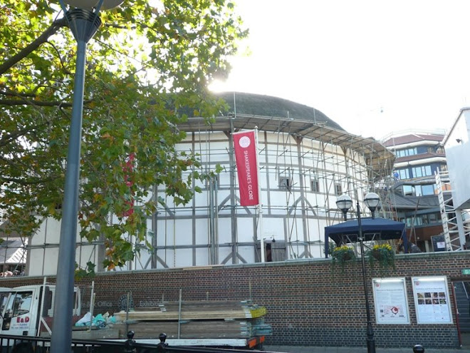 New Globe, still with scaffolding