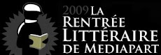 rentrée littéraire avec Médiapart
