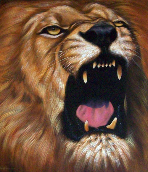 Lion Face Roar