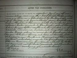 overlijdingsakte Malvina Rosez