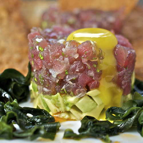 Javaholic Tuna Tartare with Kaffir Lime Leaves