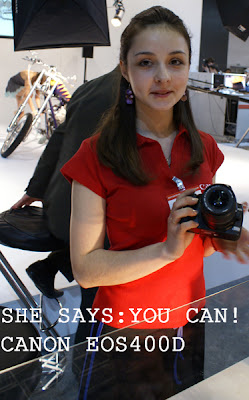 She says: you can! Canon XTi