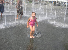 Rachel At The Kids Fountain