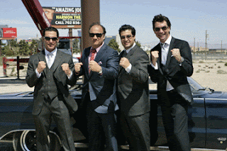 The Defenders of TV and Las Vegas: Michael Cristalli, Jim Belushi, Marc Saggese, Jerry O'Connell