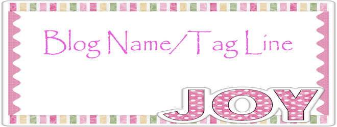 Blog Template Boutique - Pink Joy Blogger Template