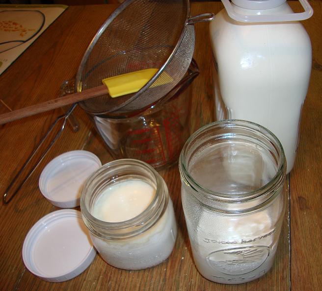 Walnut Spinney Making kefir