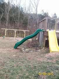 The new play area