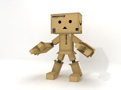 Revoltech Danbo on This Papercraft Was Inspired By The Revoltech Danboard Action Figure